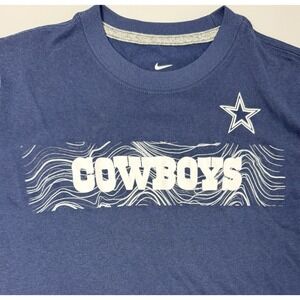 Blue Dallas Cowboys‎ NFL Dr-Fit Team Apparel T-shirt Size Youth Small